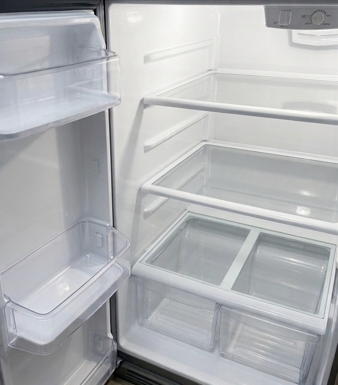 Fridge after cleaning