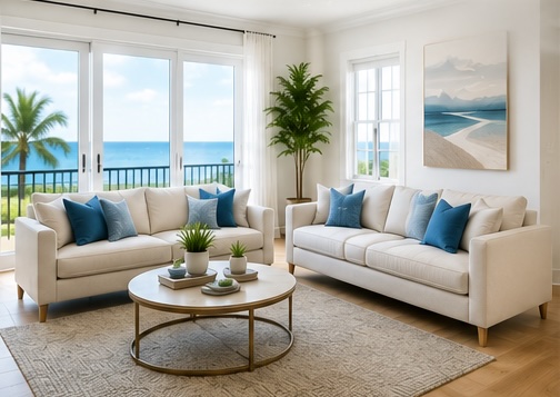 Clean Living Room